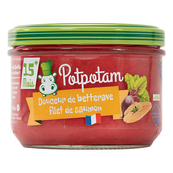 Petit Pot Douceur De Betterave Filet De Saumon 0g Potpotam