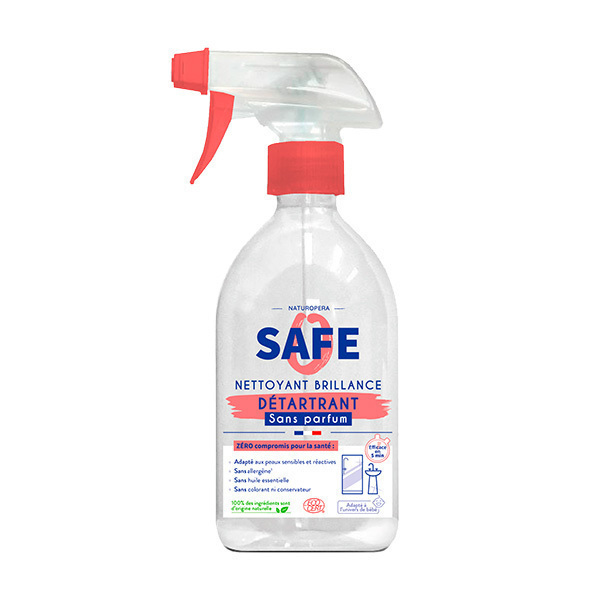 Safe - Spray détartrant brillance Sans parfum 50cl