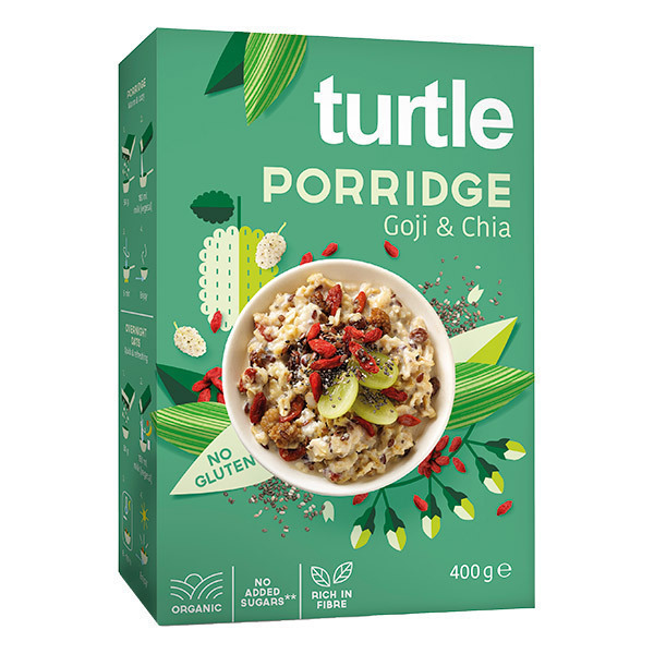 Turtle - Porridge aux Superfruits sans Gluten 450gr