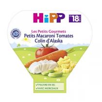 HiPP - 1 assiette macaroni tomates colin d'Alaska dès 18 mois 260g