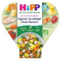 HiPP - Assiette légumes du potager dinde romarin dès 12 mois 230g
