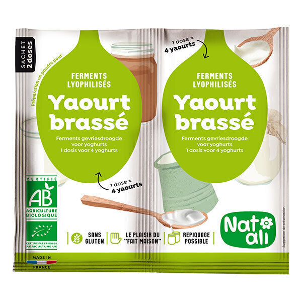 Natali - Ferment préparation yaourt brassé 2x6g