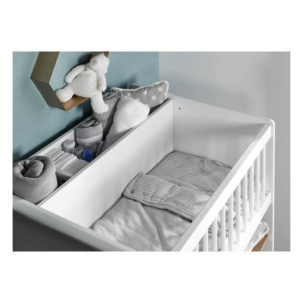 Lit Combine Evolutif Ecrin Avec Coussin Et Matelas Berceau Bebe Provence