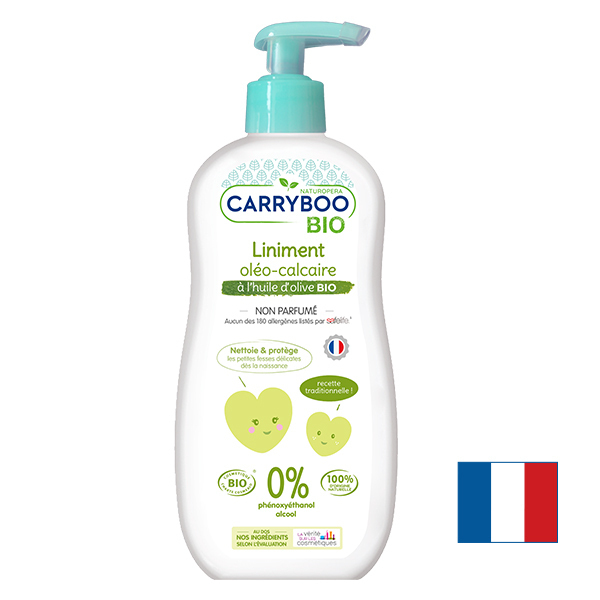 Carryboo - 2x Liniment Oléo-Calcaire BIO Sans Parfum (450ml)