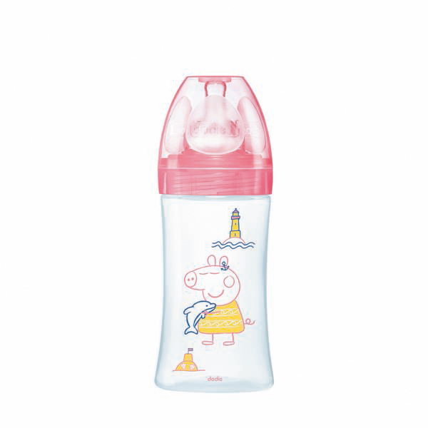 Dodie - biberon 270ml - Peppa 0-6 mois Dodie - biberon 270ml - Peppa 0-6 mois