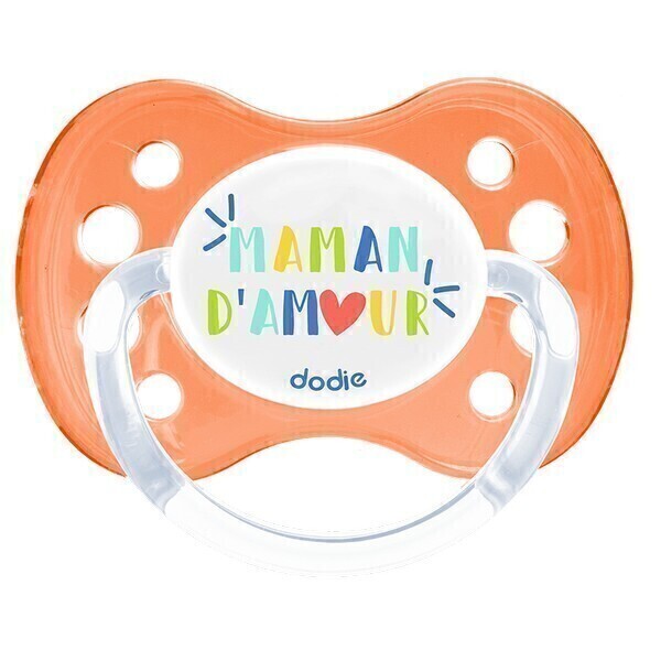 Dodie - Sucette Maman papa chéri A15 - Modèle aléatoire - 6 mois + Dodie - Sucette Maman papa chéri A15 - Modèle aléatoire - 6 mois +