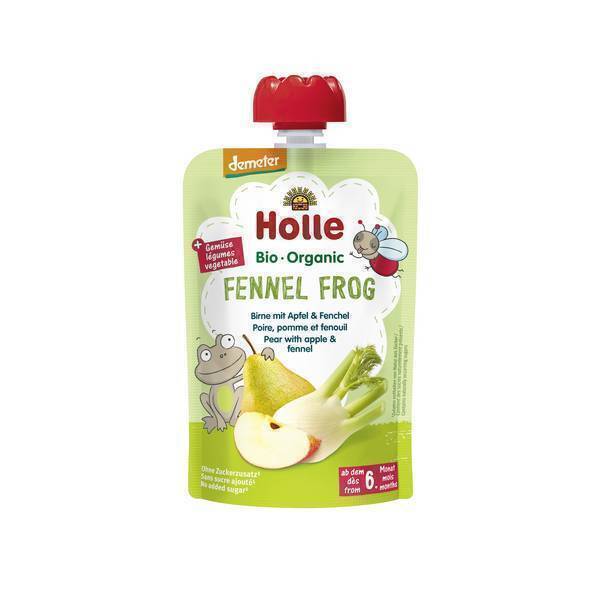 Holle - Gourde Fennel Frog poire pomme fenouil 100g Holle - Gourde Fennel Frog poire pomme fenouil 100g