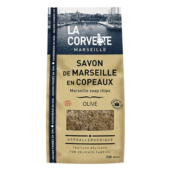 La Corvette - Copeaux de savon de Marseille Olive 750g
