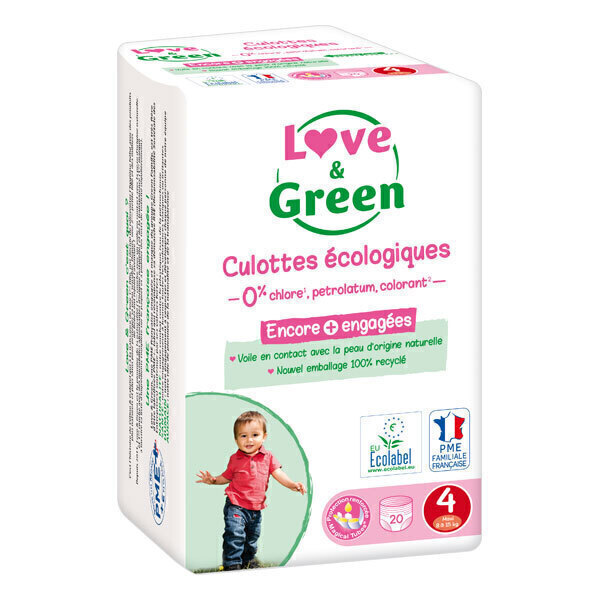 Love & Green - 20 Culottes apprentissage T4 Maxi 8-15kg