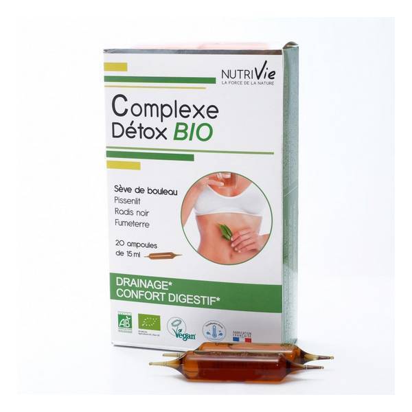 NutriVie - Cure complexe detox 20 ampoules