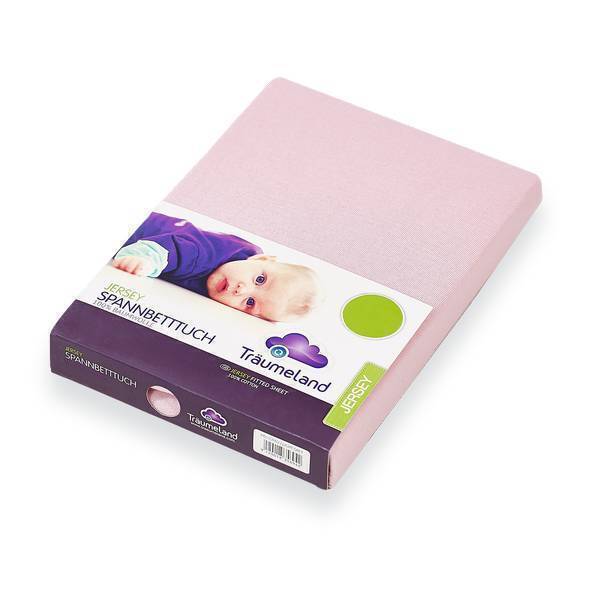 Träumeland - Drap housse coton 40 x 90 cm Rose Träumeland - Drap housse coton 40 x 90 cm Rose