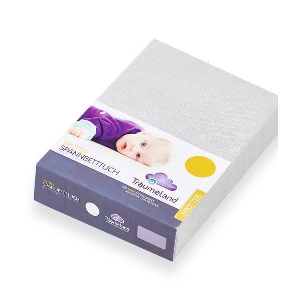 Träumeland - Drap housse terry 40 x 90 cm Gris Träumeland - Drap housse terry 40 x 90 cm Gris