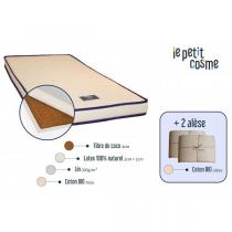 Matelas Bebe En Latex Le Petit Cosme 60 X 1cm Avec 1 Alese Cosme Literie