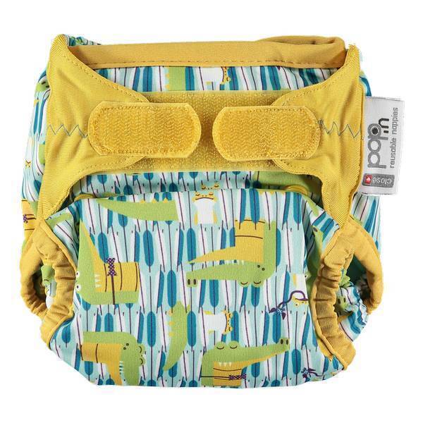 Close - Couche lavable Pop-in Crocodile - 3,2 à 16 kg Close - Couche lavable Pop-in Crocodile - 3,2 à 16 kg