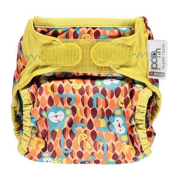 Close - Couche lavable Pop-in Singe - 3,2 à 16 kg Close - Couche lavable Pop-in Singe - 3,2 à 16 kg