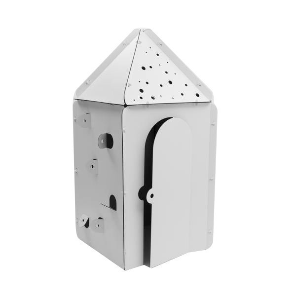 Kabaka - Cabane en carton Tétragone toit triangle - Dès 3 ans Kabaka - Cabane en carton Tétragone toit triangle - Dès 3 ans