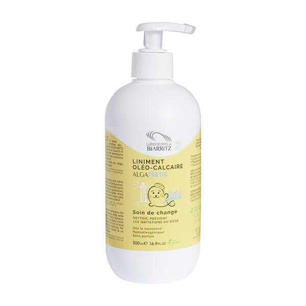 Laboratoires de Biarritz - Alga Natis Liniment oléo calcaire 500ml Laboratoires de Biarritz - Alga Natis Liniment oléo calcaire 500ml
