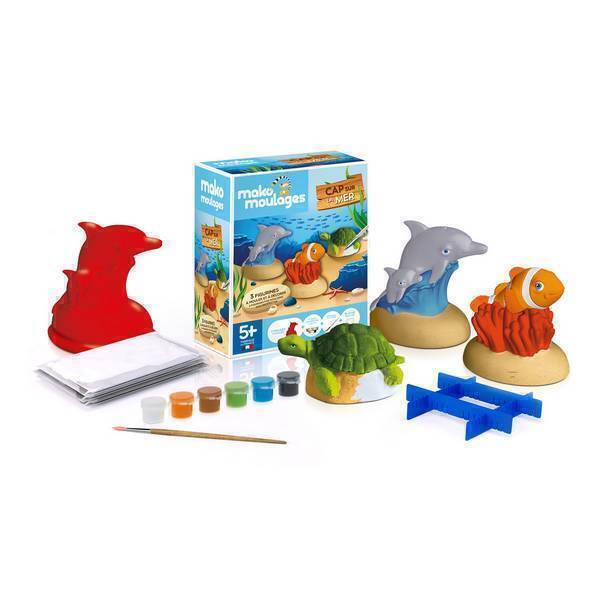 Mako moulages - Coffret 3 moules - Cap sur la mer - Dès 5 ans Mako moulages - Coffret 3 moules - Cap sur la mer - Dès 5 ans