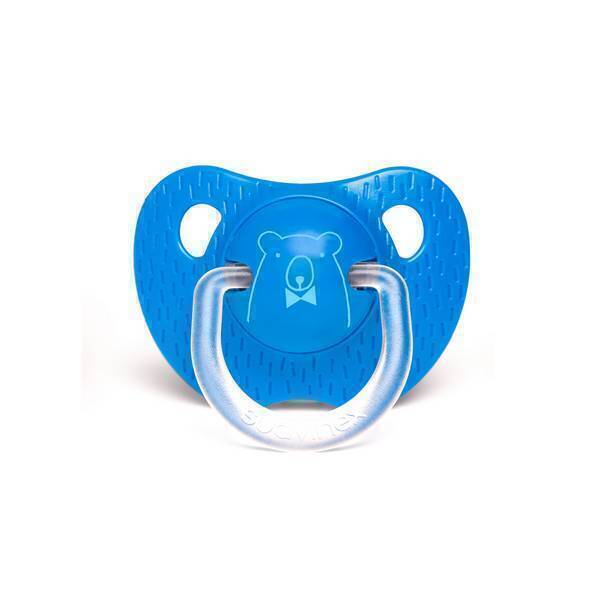 Suavinex - Sucette silicone Ours bleu foncé - 6 à 18 mois Suavinex - Sucette silicone Ours bleu foncé - 6 à 18 mois