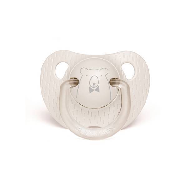 Suavinex - Sucette silicone Ours beige - 0 à 6 mois Suavinex - Sucette silicone Ours beige - 0 à 6 mois