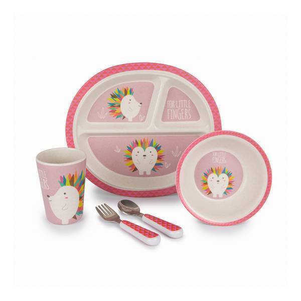 Tum Tum - Set repas bambou biodégradable - Hérisson Tum Tum - Set repas bambou biodégradable - Hérisson