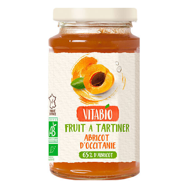 Vitabio - Fruits à tartiner d'abricot d'Occitanie 290g