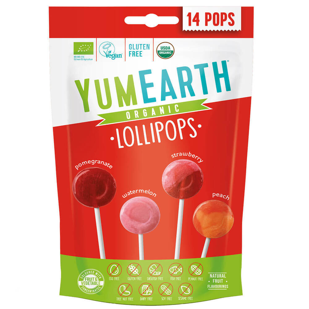 YumEarth - Sucettes Pops originales x14