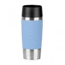 Emsa - Mug isotherme Travel Mug Waves Bleu pastel 36cl