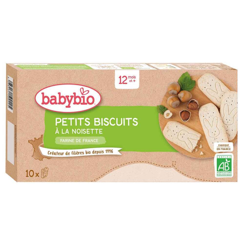 Babybio - Petits biscuits à la noisette 160g - Dès 12 mois