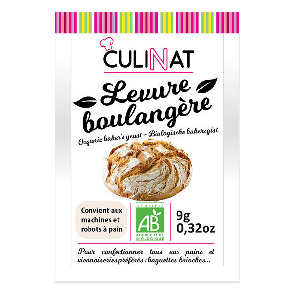 Culinat - Levure boulangère Bio 3X9g