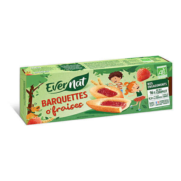 Evernat - Barquettes o'fraises 120g