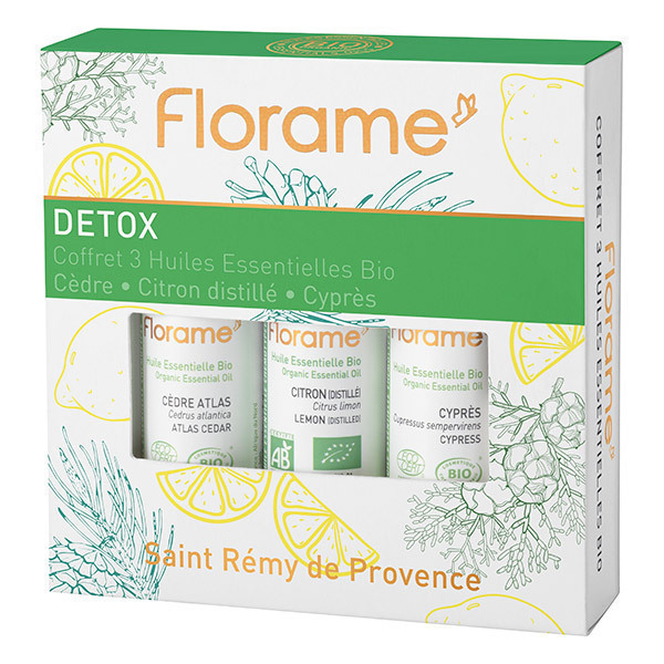 Florame - Coffret huiles essentielles Detox 3X10ml