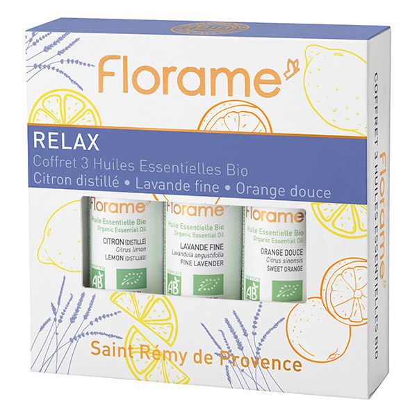 Florame - Coffret huiles essentielles Relax 3X10ml