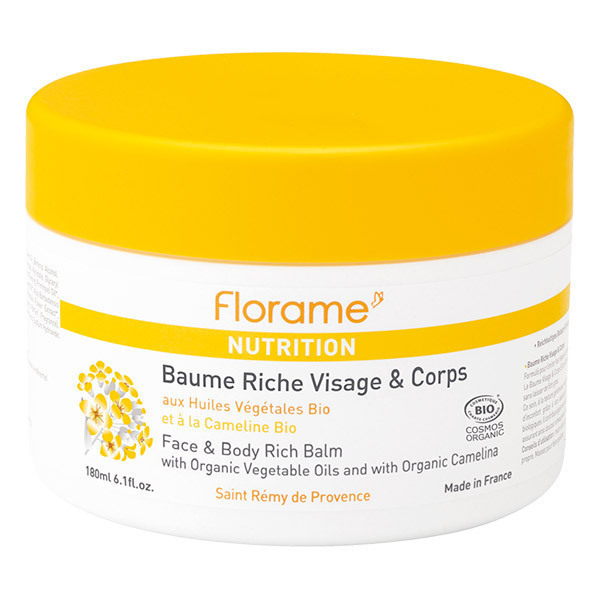 Florame - Baume Riche visage et corps 180ml Florame - Baume Riche visage et corps 180ml