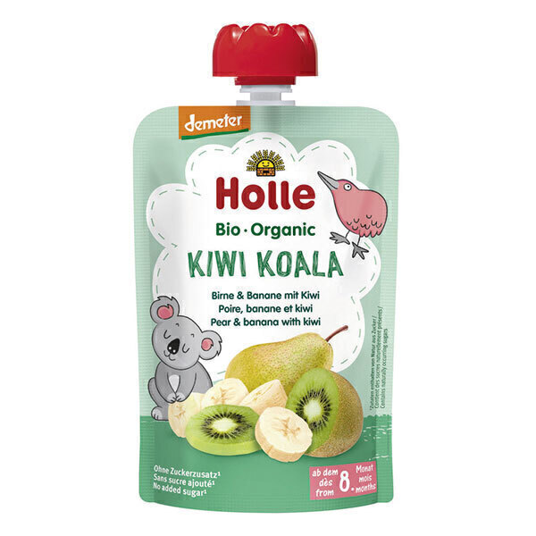 Holle - Gourde Kiwi Koala poire banane kiwi 100g