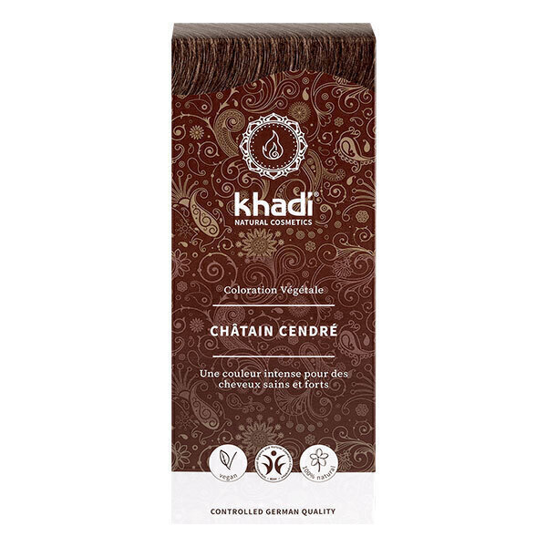 Khadi - Coloration végétale Châtain cendré 100g