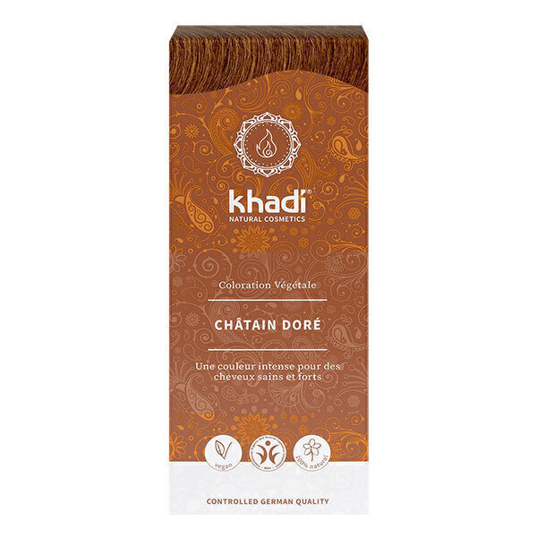 Khadi - Coloration végétale Châtain doré 100g