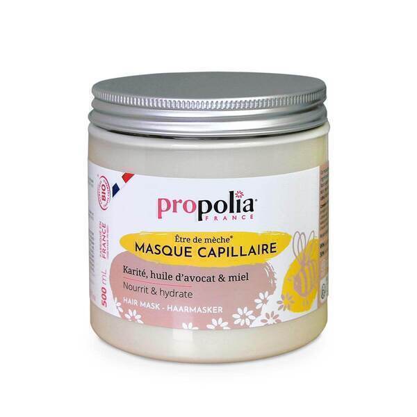 Propolia - Masque capillaire huile d'avocat et miel 500ml