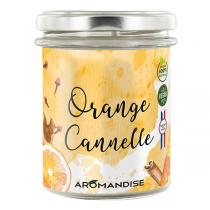 Aromandise - Bougie Orange Cannelle 150g