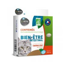 Biovetol - Etui 10 comprimés Bien-être intestinal chaton et chat Bio