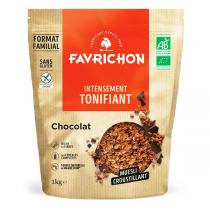 Favrichon - Muesli croustillant chocolat sans gluten 1kg