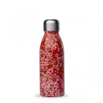 Qwetch - Bouteille simple paroi inox One Flowers rouge 50cl