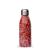 Bouteille simple paroi inox One Flowers rouge 50cl