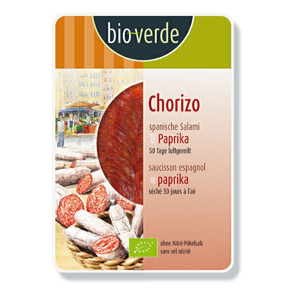 Bio Verde - Chorizo en tranches 80g