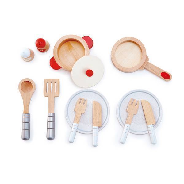 Hape - Set de service blanc - Dès 3 ans Hape - Set de service blanc - Dès 3 ans