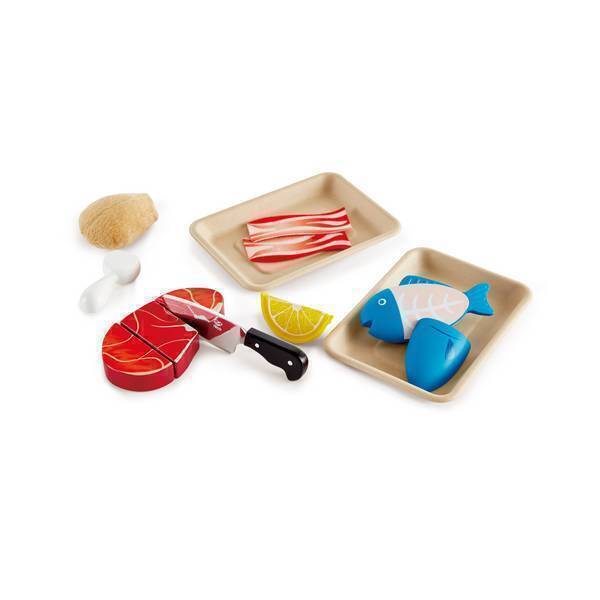 Hape - Viande et poisson à découper - Dès 3 ans Hape - Viande et poisson à découper - Dès 3 ans