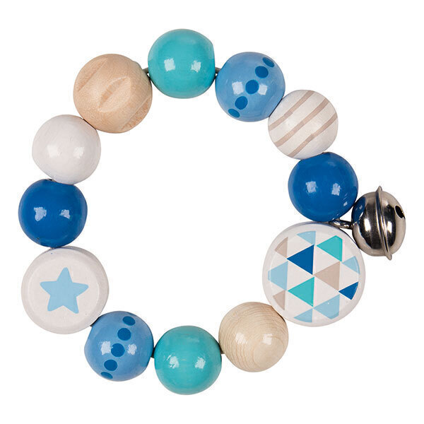 Heimess - Hochet élastique avec étoile bleu Heimess - Hochet élastique avec étoile bleu