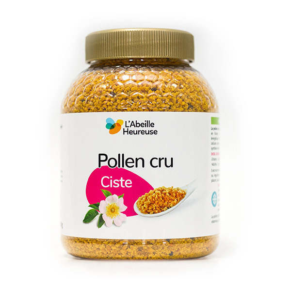 L'Abeille Heureuse - Pollen cru de Ciste - Pot de 500g