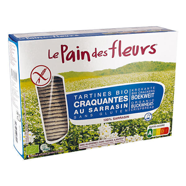 Le pain des fleurs - Pain des fleurs Tartine sarrasin sans sel 300g
