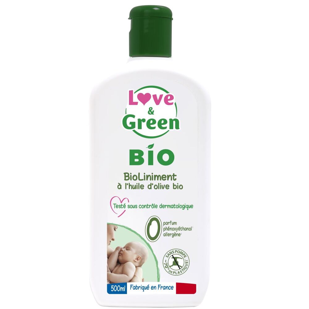Love & Green - 2 Véritables bioliniments bio 500 ml